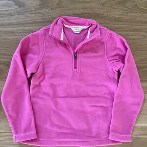 New Lands' End Pink Kids Fleece Hoodie, size 7-8